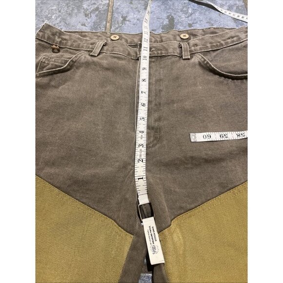 Vintage Wrangler Pants Men’s 36x32 Double Knees Rugged Gear Workwear Utility - Picture 9 of 12